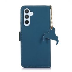 Lacné Kryty | Samsung Galaxy A16 4G/5G Peňaženkové puzdro RFID Leather case modré | Lacné Kryty