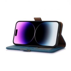 Lacné Kryty | Samsung Galaxy A16 4G/5G Peňaženkové puzdro RFID Leather case modré | Lacné Kryty