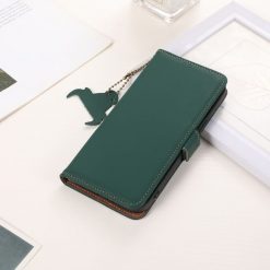 Lacné Kryty | Samsung Galaxy A16 4G/5G Peňaženkové puzdro RFID Leather case zelené | Lacné Kryty