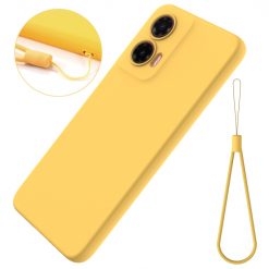 Lacné Kryty | Zadný kryt Candy Case žltý – Motorola Moto G35 5G | Lacné Kryty