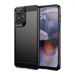 Lacné Kryty | Zadný kryt Carbon čierny – Motorola Moto G55 5G | Lacné Kryty