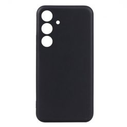 Lacné Kryty | Zadný kryt Soft Matt čierny – Samsung Galaxy S24 FE | Lacné Kryty
