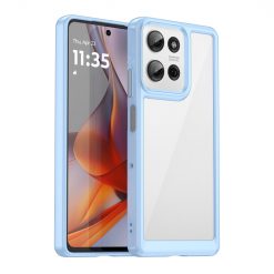 Lacné Kryty | Ochranný kryt Colorful Acrylic case modrý – Motorola Moto G75 5G | Lacné Kryty