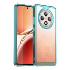 Ochranný kryt Colorful Acrylic case transparentno-modrý – Oppo Reno 12 FS
