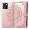 Lacné Kryty | Peňaženkové puzdro Embossing Pattern Mandala Flower sivé – HMD Skyline | Lacné Kryty