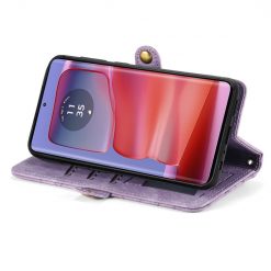 Lacné Kryty | Peňaženkové puzdro Purse case fialové – Motorola Moto G75 5G | Lacné Kryty