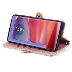 Lacné Kryty | Peňaženkové puzdro Purse case ružové – Motorola Moto G75 5G | Lacné Kryty