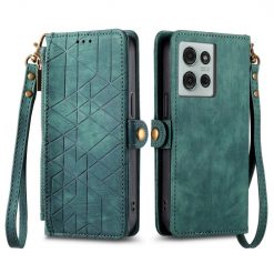 Lacné Kryty | Peňaženkové puzdro Purse case zelené – Motorola Moto G75 5G | Lacné Kryty