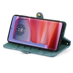 Lacné Kryty | Peňaženkové puzdro Purse case zelené – Motorola Moto G75 5G | Lacné Kryty