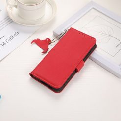 Lacné Kryty | Peňaženkové puzdro RFID Leather case červené – Xiaomi 14T | Lacné Kryty