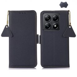 Lacné Kryty | Peňaženkové puzdro RFID Leather case modré – Xiaomi 14T | Lacné Kryty