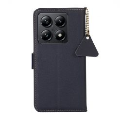 Lacné Kryty | Peňaženkové puzdro RFID Leather case modré – Xiaomi 14T | Lacné Kryty