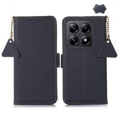 Lacné Kryty | Peňaženkové puzdro RFID Leather case modré – Xiaomi 14T Pro | Lacné Kryty