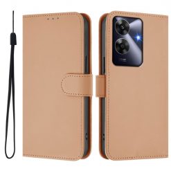 Lacné Kryty | Peňaženkové puzdro Solid béžové – Realme Note 60 | Lacné Kryty