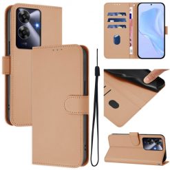 Lacné Kryty | Peňaženkové puzdro Solid béžové – Realme Note 60 | Lacné Kryty