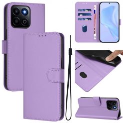 Lacné Kryty | Peňaženkové puzdro Solid bledofialové – Honor 200 Smart | Lacné Kryty