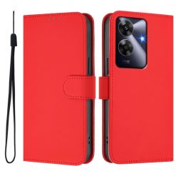 Lacné Kryty | Peňaženkové puzdro Solid červené – Realme Note 60 | Lacné Kryty