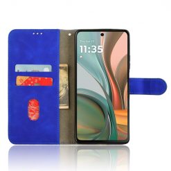 Lacné Kryty | Peňaženkové puzdro Solid modré – Motorola Moto G75 5G | Lacné Kryty