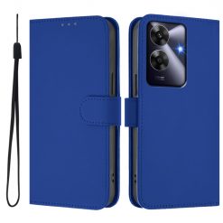 Lacné Kryty | Peňaženkové puzdro Solid modré – Realme Note 60 | Lacné Kryty