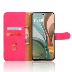 Lacné Kryty | Peňaženkové puzdro Solid ružové – Motorola Moto G75 5G | Lacné Kryty