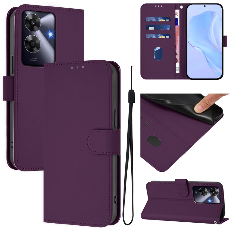Peňaženkové puzdro Solid tmavofialové – Realme Note 60 | Lacné Kryty Lacné Kryty | Peňaženkové puzdro Solid tmavofialové – Realme Note 60 | Lacné Kryty