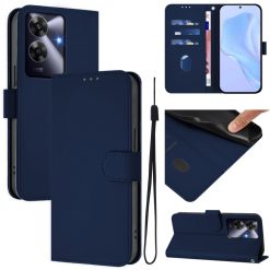 Lacné Kryty | Peňaženkové puzdro Solid tmavomodré – Realme Note 60 | Lacné Kryty