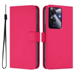 Lacné Kryty | Peňaženkové puzdro Solid tmavoružové – Realme Note 60 | Lacné Kryty