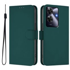 Lacné Kryty | Peňaženkové puzdro Solid tmavozelené – Realme Note 60 | Lacné Kryty