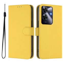 Lacné Kryty | Peňaženkové puzdro Solid žlté – Realme Note 60 | Lacné Kryty