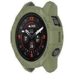 Lacné Kryty | Puzdro Gear case zelené pre Garmin Fenix E 47mm | Lacné Kryty