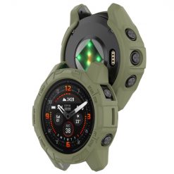 Lacné Kryty | Puzdro Gear case zelené pre Garmin Fenix E 47mm | Lacné Kryty