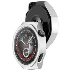 Puzdro Ring case strieborné pre Huawei Watch GT 5 Pro 46mm | Lacné Kryty Lacné Kryty | Puzdro Ring case strieborné pre Huawei Watch GT 5 Pro 46mm | Lacné Kryty