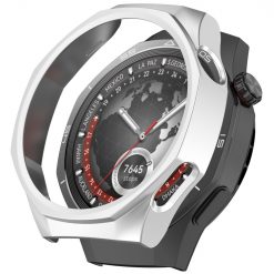 Puzdro Ring case strieborné pre Huawei Watch GT 5 Pro 46mm