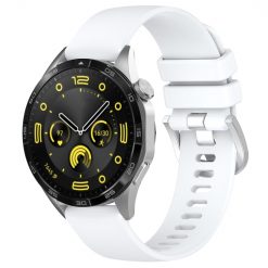Remienok Solid Wristband biely pre Huawei Watch GT 5 Pro 42mm