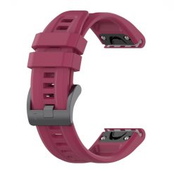 Lacné Kryty | Remienok Solid Wristband bordový pre Garmin Fenix 8 51mm | Lacné Kryty