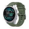 Lacné Kryty | Remienok Solid Wristband biely pre Garmin Fenix 8 43mm | Lacné Kryty