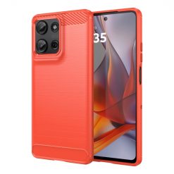 Lacné Kryty | Zadný kryt Carbon červený – Motorola Moto G75 5G | Lacné Kryty