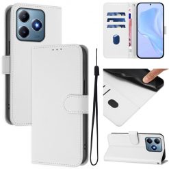 Lacné Kryty | Peňaženkové puzdro Solid biele – Realme C61 / C63 | Lacné Kryty