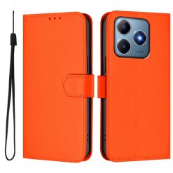 Peňaženkové puzdro Solid oranžové – Realme C61 / C63