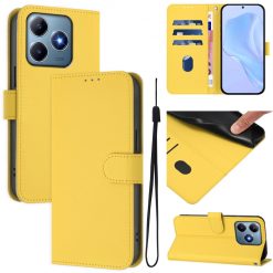 Lacné Kryty | Peňaženkové puzdro Solid žlté – Realme C61 / C63 | Lacné Kryty