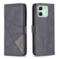 Knižkové puzdro Rhombus čierne – Infinix Hot 50i / Smart 9 / Smart 9 HD | Lacné Kryty Lacné Kryty | Knižkové puzdro Rhombus čierne – Infinix Hot 50i / Smart 9 / Smart 9 HD | Lacné Kryty