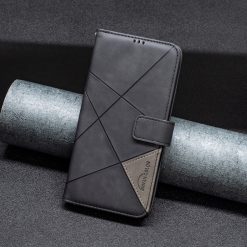 Knižkové puzdro Rhombus čierne – Infinix Hot 50i / Smart 9 / Smart 9 HD | Lacné Kryty Lacné Kryty | Knižkové puzdro Rhombus čierne – Infinix Hot 50i / Smart 9 / Smart 9 HD | Lacné Kryty