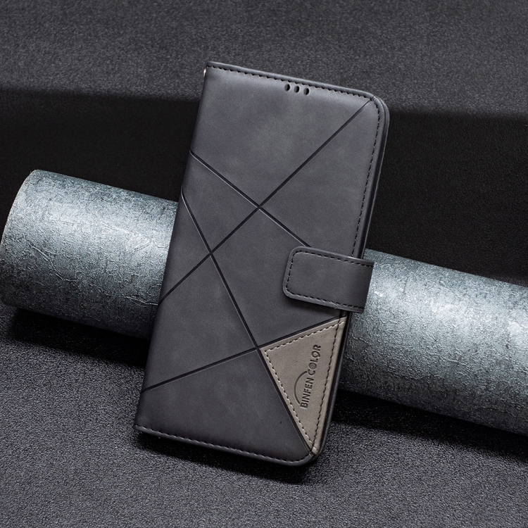 Knižkové puzdro Rhombus čierne – Infinix Hot 50i / Smart 9 / Smart 9 HD | Lacné Kryty Lacné Kryty | Knižkové puzdro Rhombus čierne – Infinix Hot 50i / Smart 9 / Smart 9 HD | Lacné Kryty