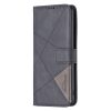 Knižkové puzdro Rhombus sivé – Infinix Hot 50i / Smart 9 / Smart 9 HD | Lacné Kryty Lacné Kryty | Knižkové puzdro Rhombus sivé – Infinix Hot 50i / Smart 9 / Smart 9 HD | Lacné Kryty