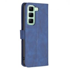Knižkové puzdro Rhombus modré – Infinix Hot 50 5G | Lacné Kryty Lacné Kryty | Knižkové puzdro Rhombus modré – Infinix Hot 50 5G | Lacné Kryty