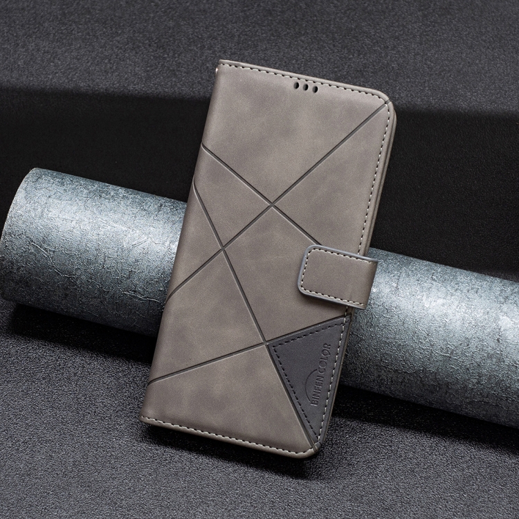 Knižkové puzdro Rhombus sivé – Infinix Hot 50i / Smart 9 / Smart 9 HD | Lacné Kryty Lacné Kryty | Knižkové puzdro Rhombus sivé – Infinix Hot 50i / Smart 9 / Smart 9 HD | Lacné Kryty