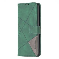 Knižkové puzdro Rhombus zelené – Infinix Hot 50 5G