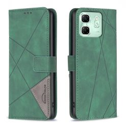 Knižkové puzdro Rhombus zelené – Infinix Hot 50i / Smart 9 / Smart 9 HD | Lacné Kryty Lacné Kryty | Knižkové puzdro Rhombus zelené – Infinix Hot 50i / Smart 9 / Smart 9 HD | Lacné Kryty