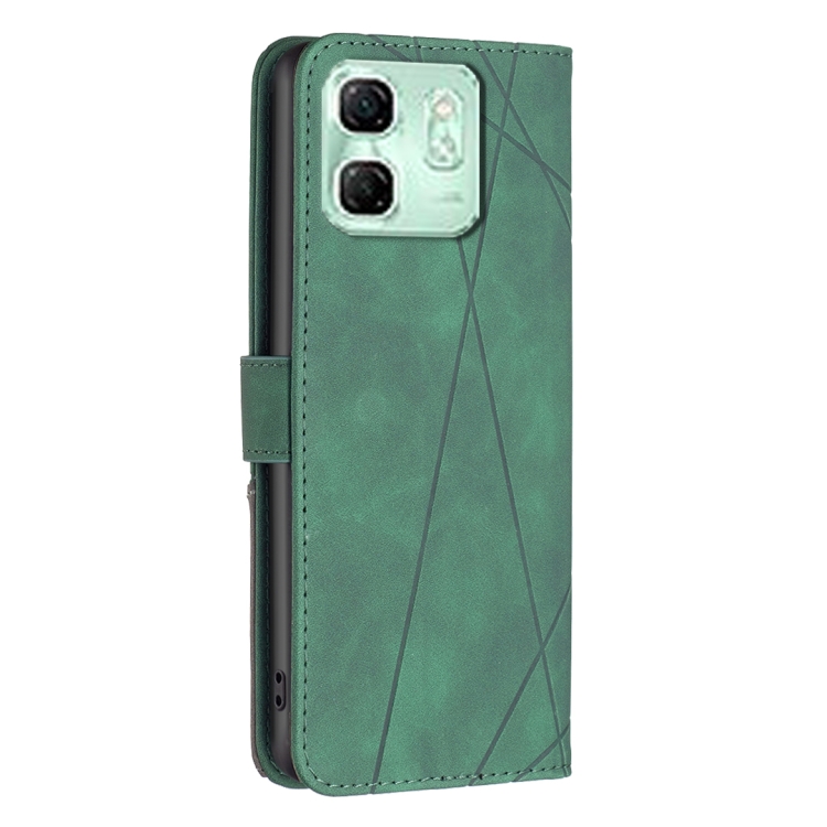 Knižkové puzdro Rhombus zelené – Infinix Hot 50i / Smart 9 / Smart 9 HD | Lacné Kryty Lacné Kryty | Knižkové puzdro Rhombus zelené – Infinix Hot 50i / Smart 9 / Smart 9 HD | Lacné Kryty