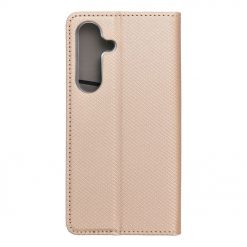 Lacné Kryty | Knižkové puzdro Smart Case Book zlaté – Samsung Galaxy S25+ (S25 Plus) | Lacné Kryty